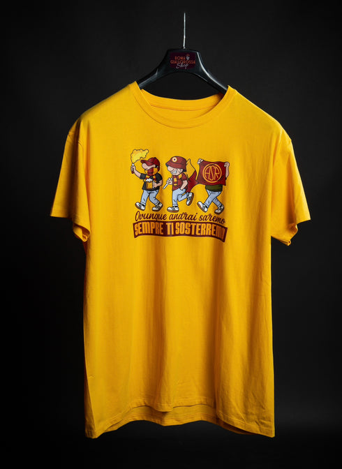 OVUNQUE ANDRAI… - T-SHIRT GIALLA