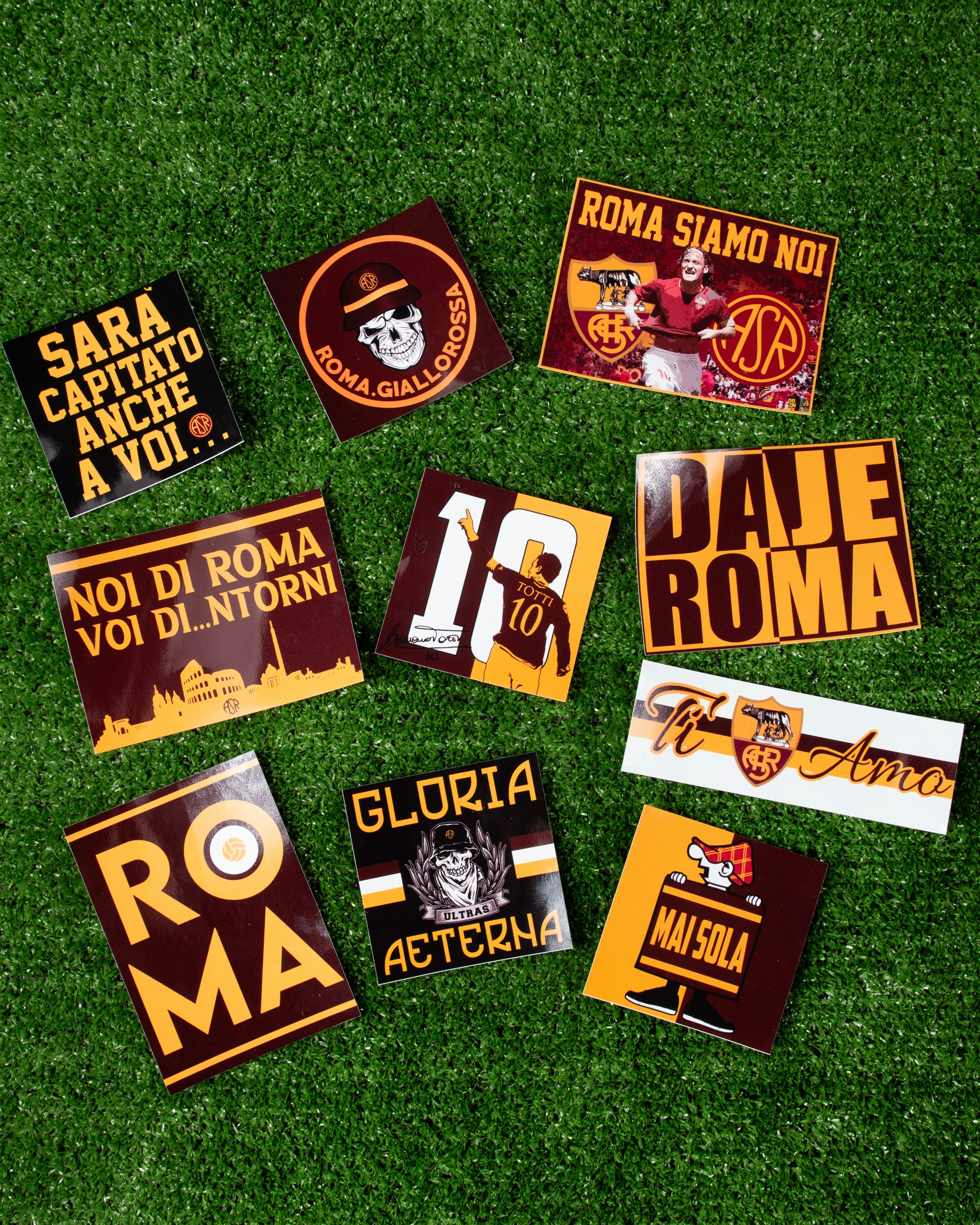 ADESIVO ROMA ULTRAS curva sticker decal aufkleber + 1 FREE STICKER CM